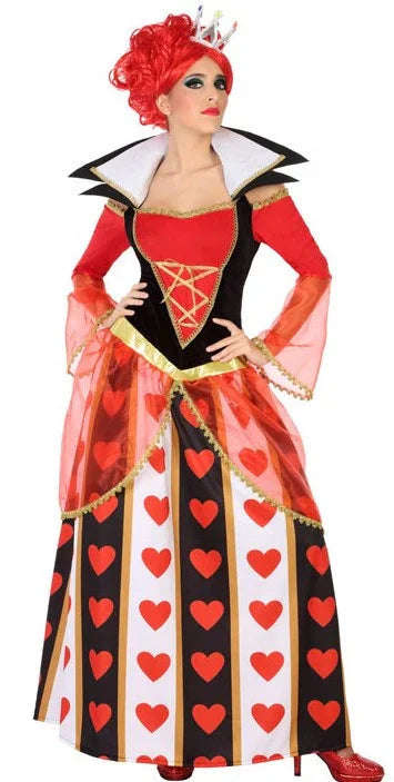 Disfraz de Reina de Corazones para Adulto Reina de Corazones Atosa